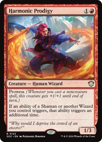 Image for Harmonic Prodigy (123) [Secrets of Strixhaven] - Magic: The Gathering