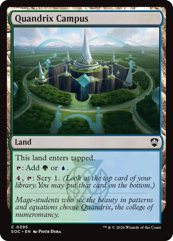 Image for Quandrix Campus (395) [Secrets of Strixhaven] - Magic: The Gathering