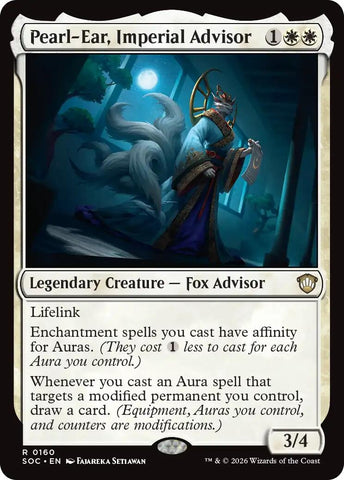 Image for Pearl-Ear, Imperial Advisor (160) [Secrets of Strixhaven] - Magic: The Gathering