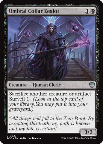 Image for Umbral Collar Zealot (227) [Commander: Secrets of Strixhaven] - Magic: The Gathering