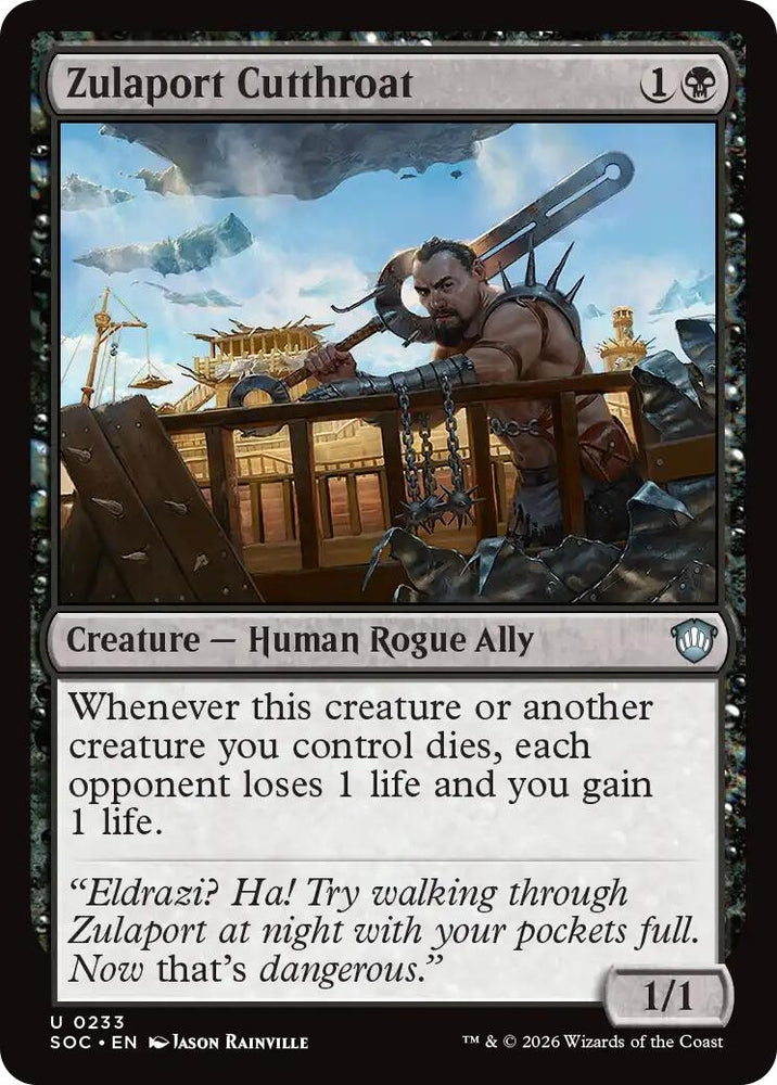 Image for Zulaport Cutthroat (233) [Secrets of Strixhaven] - Magic: The Gathering