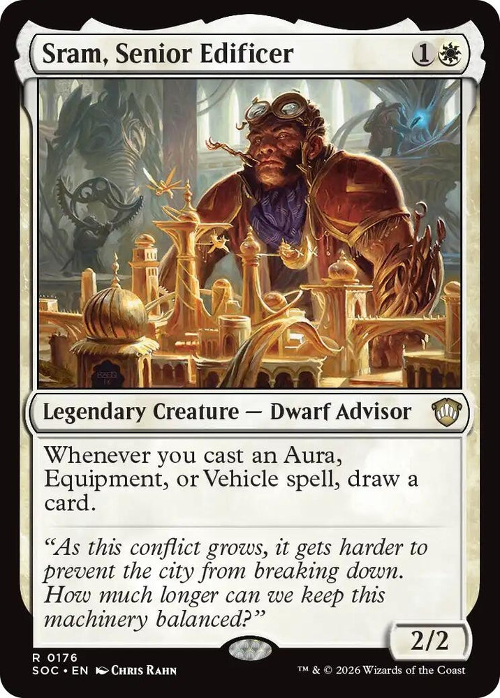 Image for Sram, Senior Edificer (176) [Secrets of Strixhaven] - Magic: The Gathering