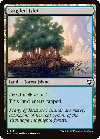 Image for Tangled Islet (411) [Secrets of Strixhaven] - Magic: The Gathering
