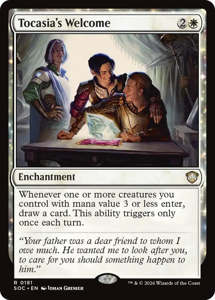 Image for Tocasia's Welcome (181) [Commander: Secrets of Strixhaven] - Magic: The Gathering