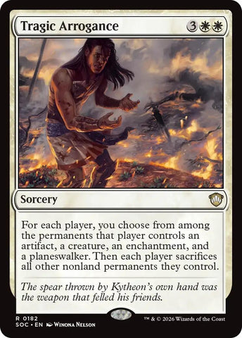 Image for Tragic Arrogance (182) [Secrets of Strixhaven] - Magic: The Gathering