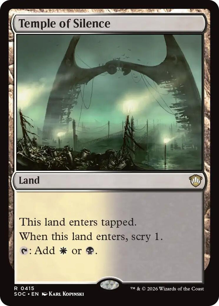 Image for Temple of Silence (415) [Secrets of Strixhaven] - Magic: The Gathering