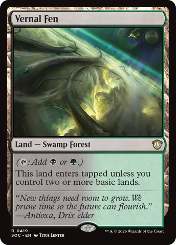 Image for Vernal Fen (419) [Secrets of Strixhaven] - Magic: The Gathering