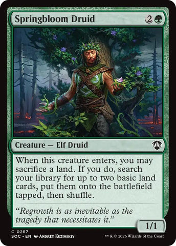 Springbloom Druid (287) [Secrets of Strixhaven]