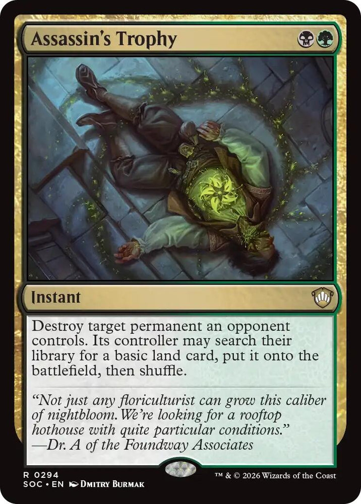 Image for Assassin's Trophy (294) [Secrets of Strixhaven] - Magic: The Gathering
