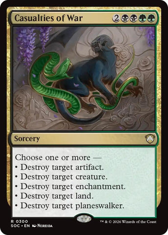 Image for Casualties of War (300) [Secrets of Strixhaven] - Magic: The Gathering