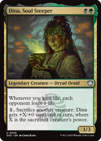 Image for Dina, Soul Steeper (305) [Secrets of Strixhaven] - Magic: The Gathering