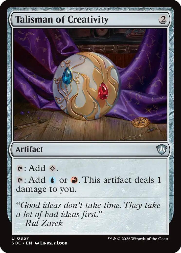 Image for Talisman of Creativity (357) [Secrets of Strixhaven] - Magic: The Gathering