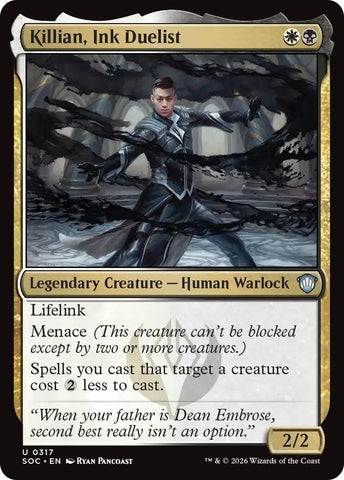 Image for Killian, Ink Duelist (317) [Secrets of Strixhaven] - Magic: The Gathering