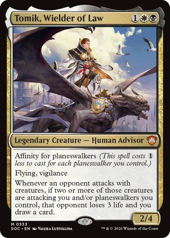 Image for Tomik, Wielder of Law (333) [Secrets of Strixhaven] - Magic: The Gathering