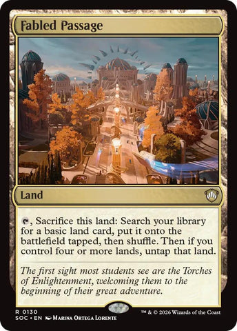 Image for Fabled Passage (130) [Secrets of Strixhaven] - Magic: The Gathering