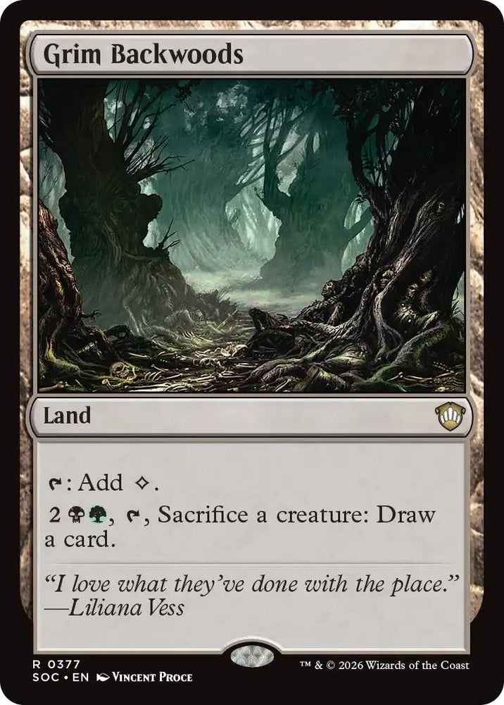 Image for Grim Backwoods (377) [Secrets of Strixhaven] - Magic: The Gathering