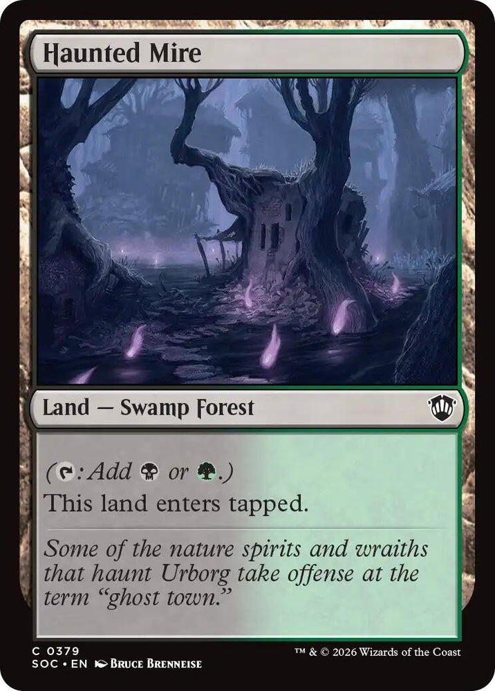 Image for Haunted Mire (379) [Secrets of Strixhaven] - Magic: The Gathering