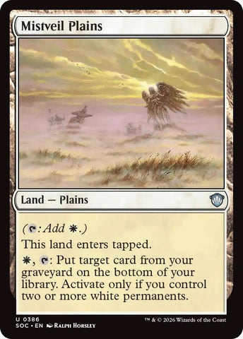 Image for Mistveil Plains (386) [Secrets of Strixhaven] - Magic: The Gathering