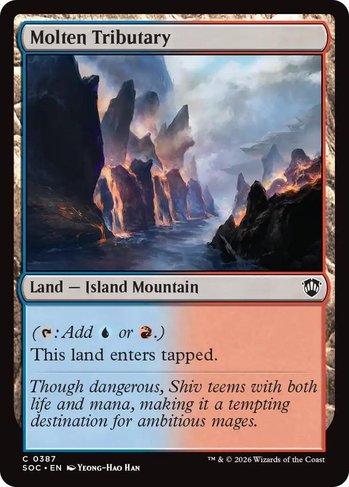 Image for Molten Tributary (387) [Secrets of Strixhaven] - Magic: The Gathering