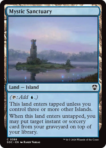 Image for Mystic Sanctuary (388) [Secrets of Strixhaven] - Magic: The Gathering