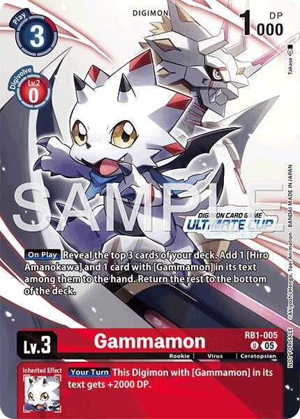 Gammamon - RB1-005 (Ultimate Cup 26-27 Season 1 Top 16) (RB1-005 U) [Resurgence Booster]