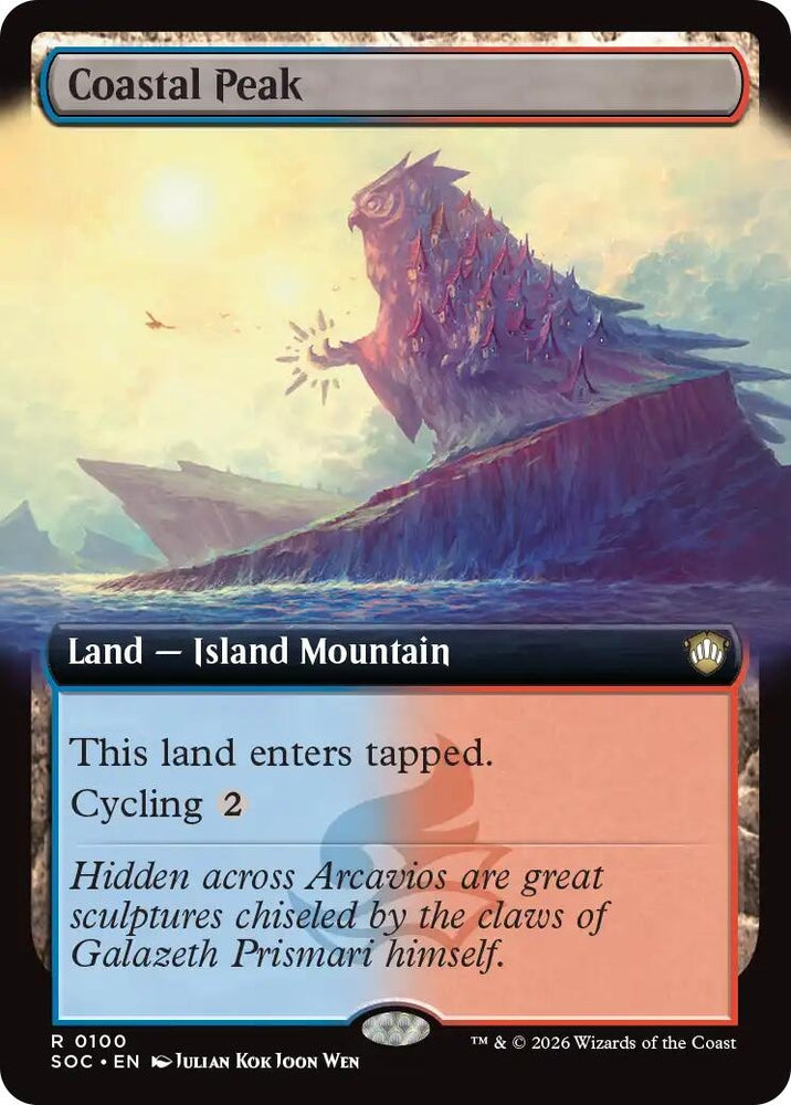 Coastal Peak (Extended Art) (100) [Secrets of Strixhaven]