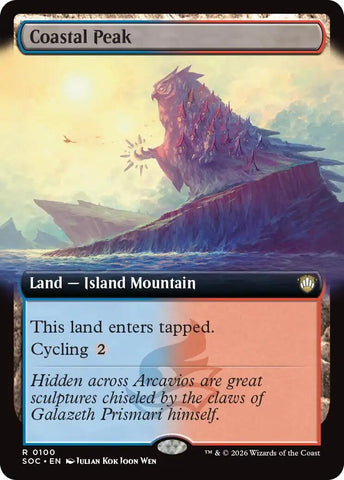 Coastal Peak (Extended Art) (100) [Secrets of Strixhaven]