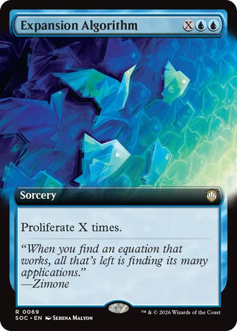Expansion Algorithm (Extended Art) (69) [Secrets of Strixhaven]