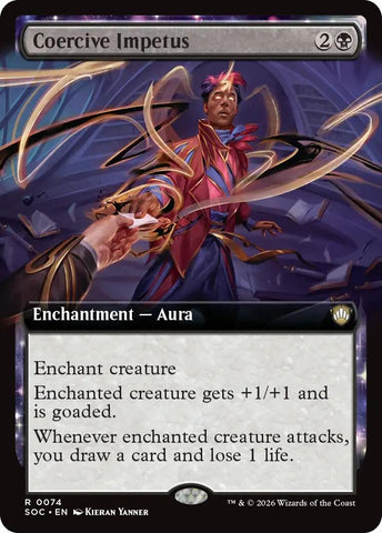Image for Coercive Impetus (Extended Art) (74) [Secrets of Strixhaven] - Magic: The Gathering