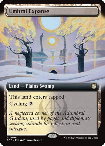 Image for Umbral Expanse (Extended Art) (108) [Secrets of Strixhaven] - Magic: The Gathering