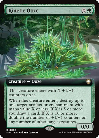 Image for Kinetic Ooze (Extended Art) (87) [Secrets of Strixhaven] - Magic: The Gathering