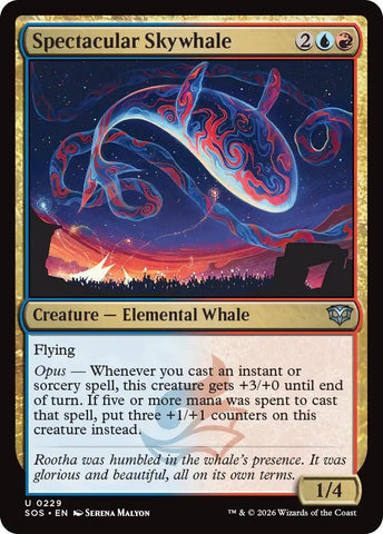 Image for Spectacular Skywhale (229) [Secrets of Strixhaven] - Magic: The Gathering