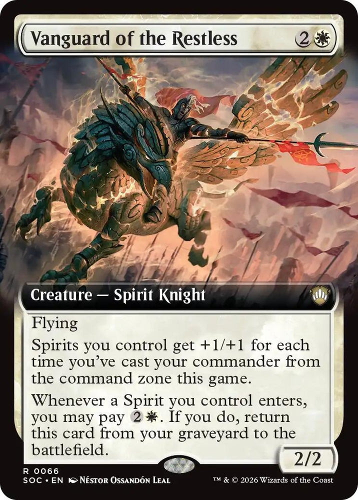 Vanguard of the Restless (Extended Art) (66) [Secrets of Strixhaven]