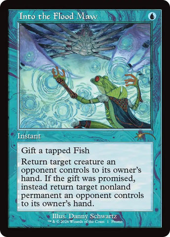 Image for Into the Flood Maw (Retro Frame) (1) [WPN & Gateway Promos] - Magic: The Gathering