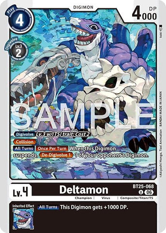 Image for Deltamon (BT25-068 U) [Dual Revolution] - Digimon Card Game