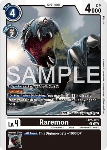 Image for Raremon (BT25-069 C) [Dual Revolution] - Digimon Card Game