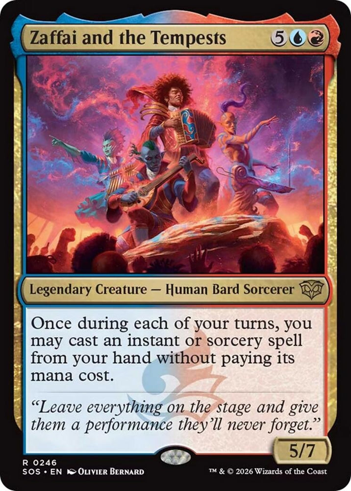 Image for Zaffai and the Tempests (246) [Secrets of Strixhaven] - Magic: The Gathering