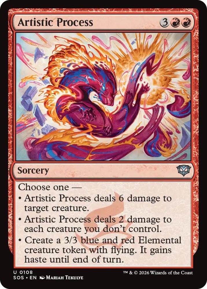 Image for Artistic Process (108) [Secrets of Strixhaven] - Magic: The Gathering