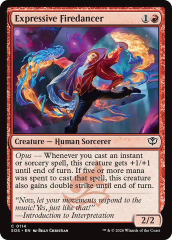 Image for Expressive Firedancer (114) [Secrets of Strixhaven] - Magic: The Gathering