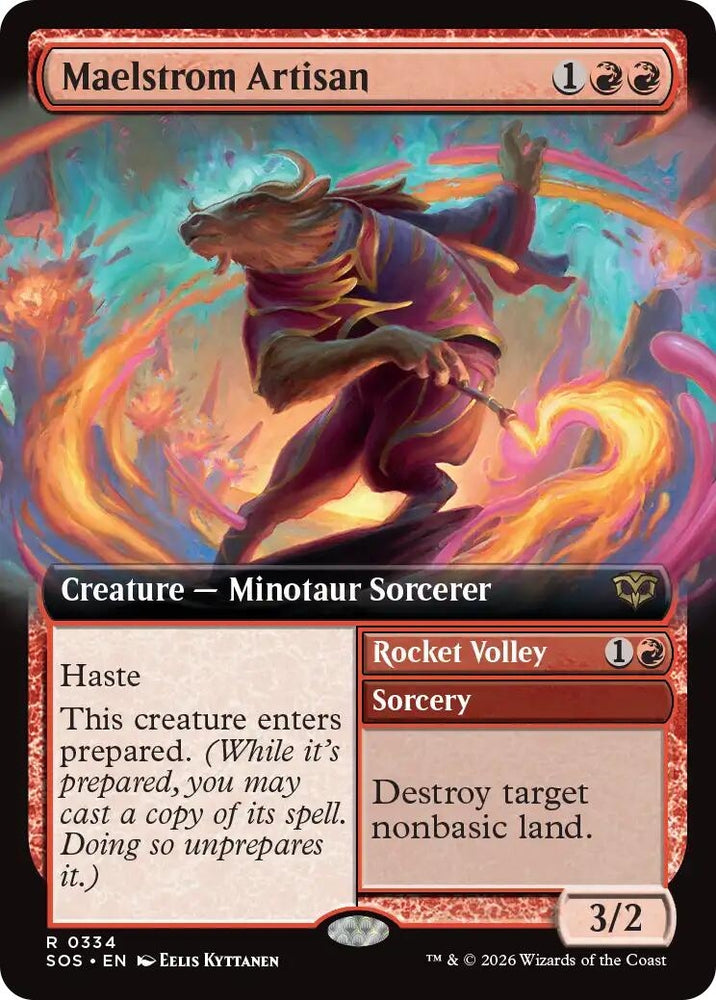 Image for Maelstrom Artisan (Extended Art) (334) [Secrets of Strixhaven] - Magic: The Gathering