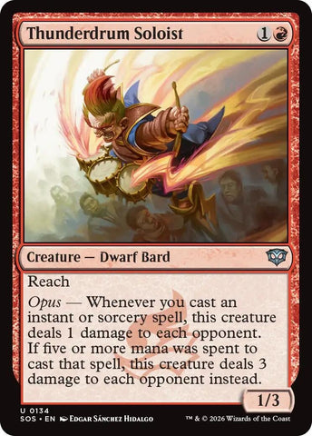 Image for Thunderdrum Soloist (134) [Secrets of Strixhaven] - Magic: The Gathering