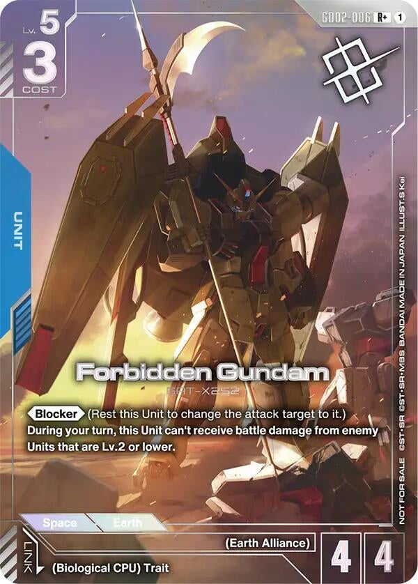 Image for Forbidden Gundam (Store Tournament Winner Pack 04) (GD02-006) [Gundam Promotional Cards] - Gundam Card Game