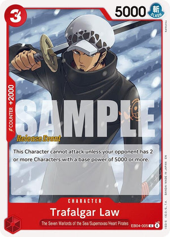 Image for Trafalgar Law (EB04-005) [Adventure on Kami's Island Release Event Cards] - One Piece Card Game