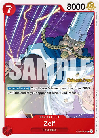 Image for Zeff (EB04-004) [Adventure on Kami's Island Release Event Cards] - One Piece Card Game