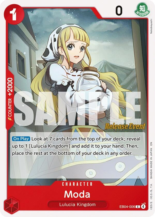 Image for Moda (EB04-006) [Adventure on Kami's Island Release Event Cards] - One Piece Card Game