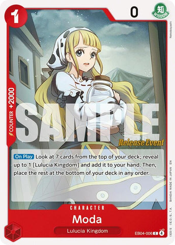 Image for Moda (EB04-006) [Adventure on Kami's Island Release Event Cards] - One Piece Card Game