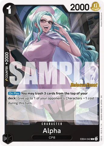 Image for Alpha (EB04-042) [Adventure on Kami's Island Release Event Cards] - One Piece Card Game