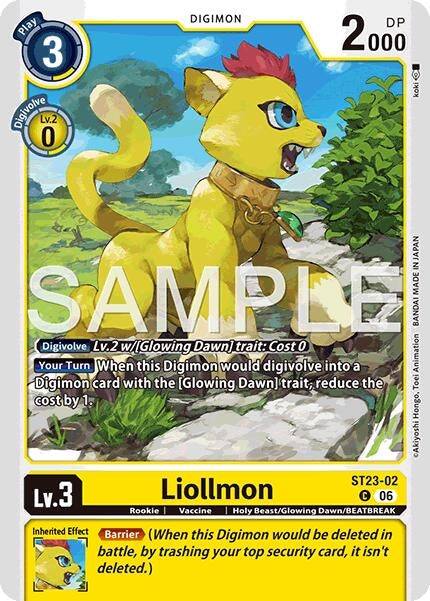 Image for Liollmon (ST23-02 C) [Starter Deck 23: Beatbreak] - Digimon Card Game