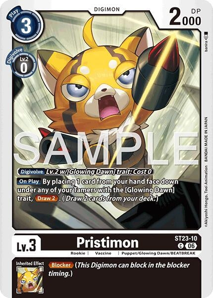 Image for Pristimon (ST23-10 C) [Starter Deck 23: Beatbreak] - Digimon Card Game