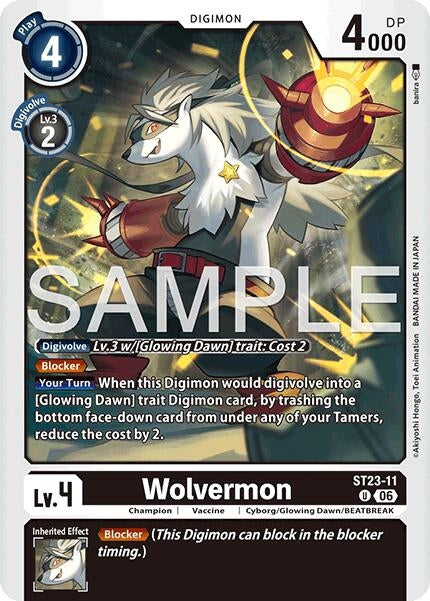 Image for Wolvermon (ST23-11 U) [Starter Deck 23: Beatbreak] - Digimon Card Game